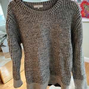 IRO Manouka Sweater Grey Wool Oversized Zipper